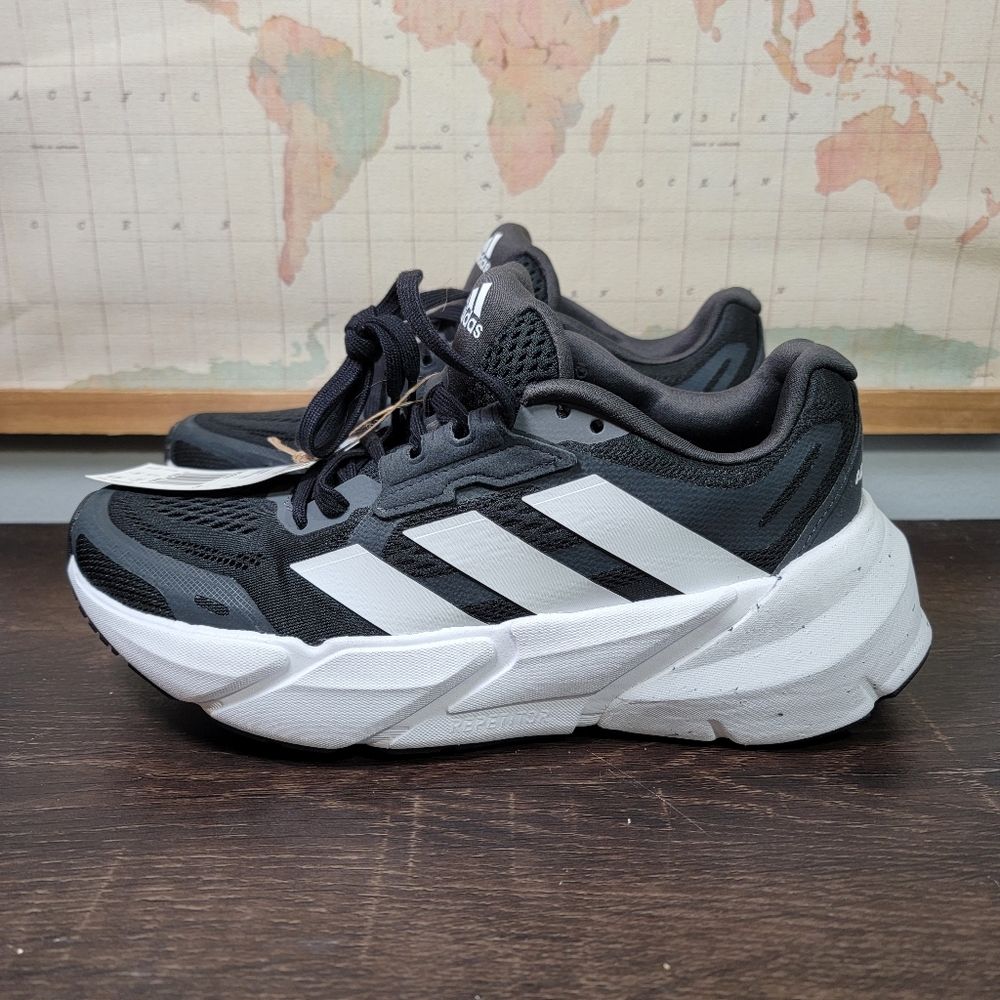 BRAND NEW Adidas Adistar Black White Womens Size 7.5 - Picture 4 of 7